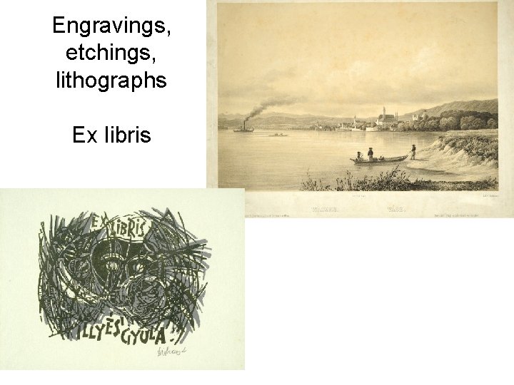 Engravings, etchings, lithographs Ex libris 