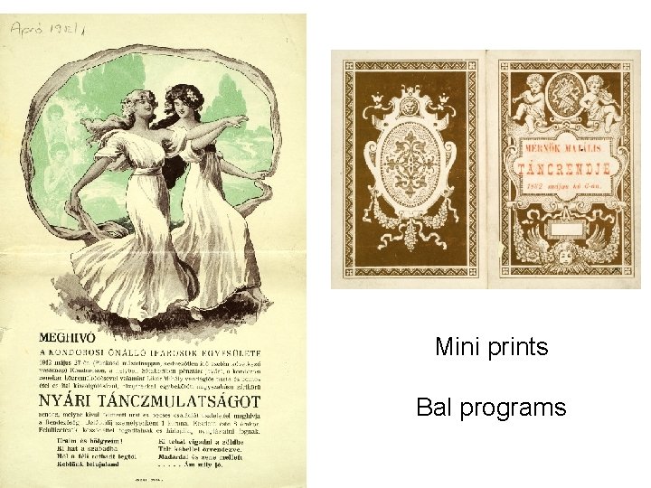 Mini prints Bal programs 