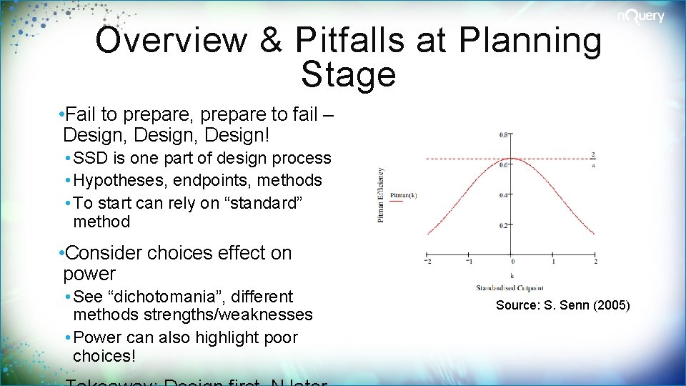 Overview & Pitfalls at Planning Stage • Fail to prepare, prepare to fail –