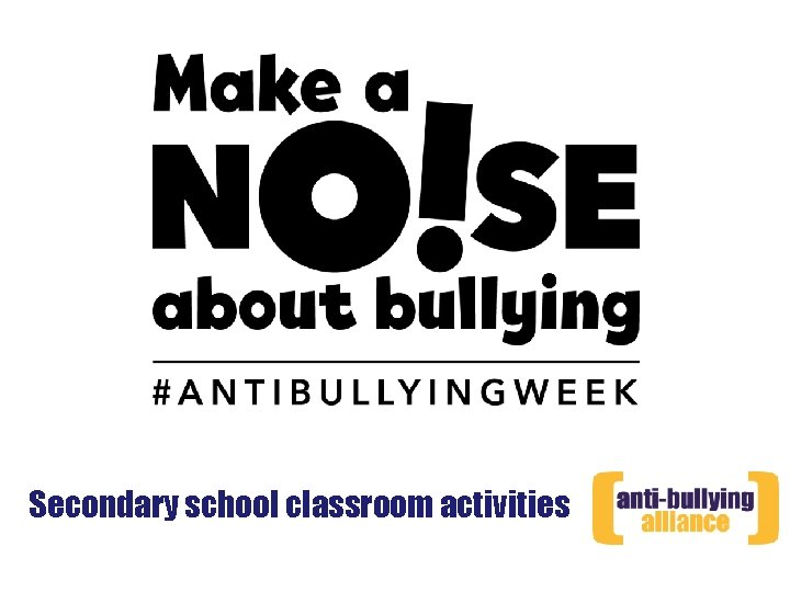 Secondary school classroom activities 