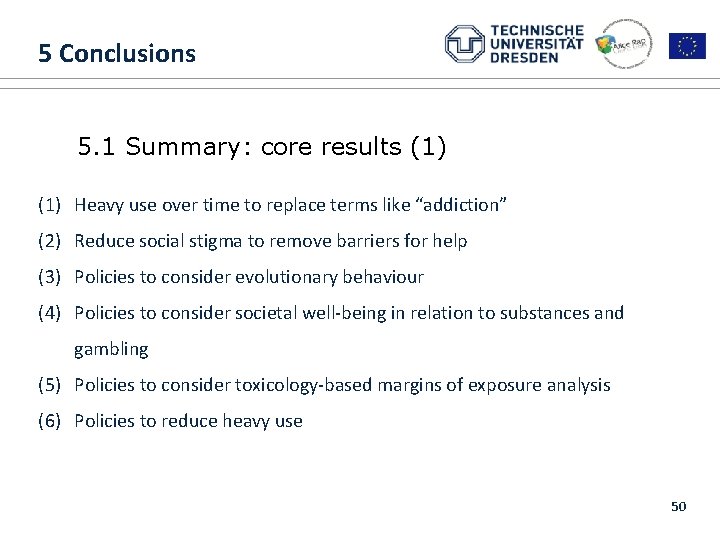 5 Conclusions 1. ALICE RAP 1. Introduction and overview 5. 1 Summary: core results