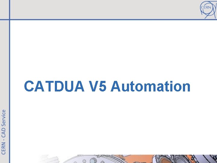 CATDUA V 5 Automation 
