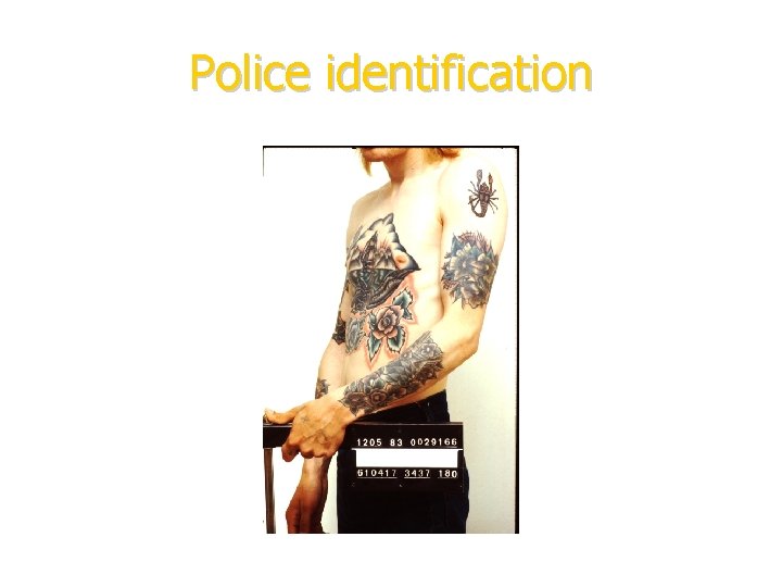 Police identification 