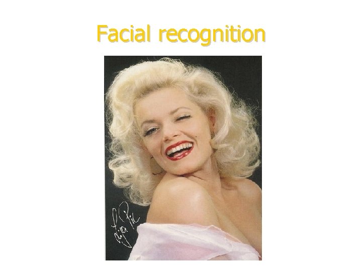 Facial recognition 