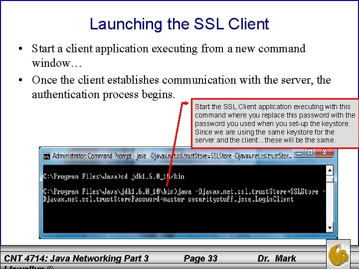 Cnt 4714 Enterprise Computing Spring 2012 Java Networking