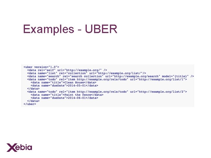 Examples - UBER 