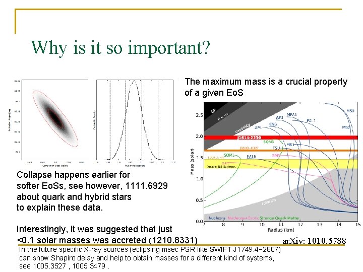 Why is it so important? The maximum mass is a crucial property of a