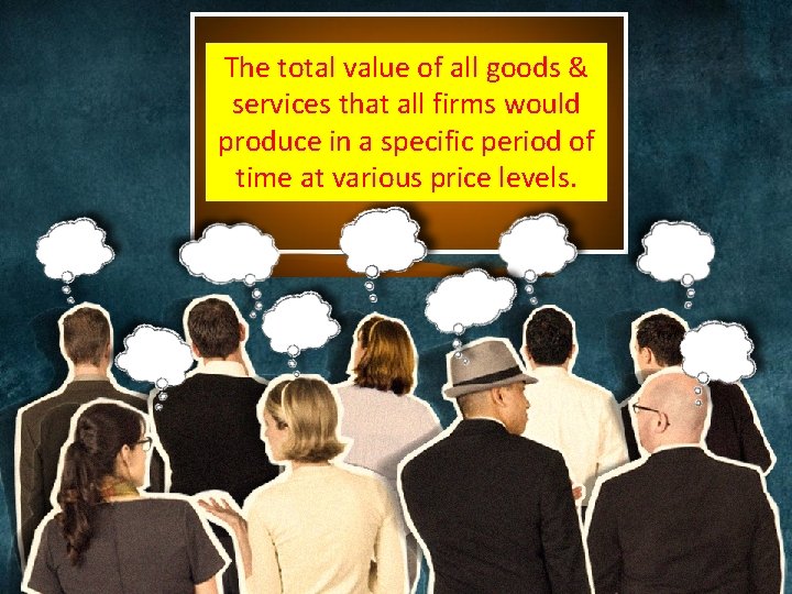 The total value of all goods & Whatthat is Aggregate services all firms would