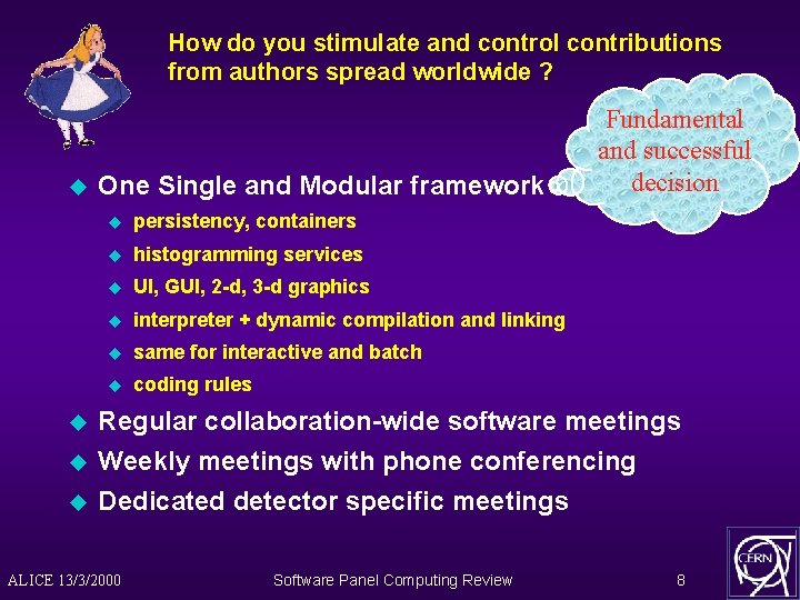How do you stimulate and control contributions from authors spread worldwide ? u u