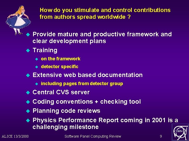 How do you stimulate and control contributions from authors spread worldwide ? u u