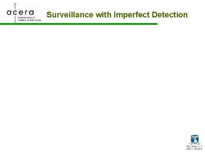 Surveillance with Imperfect Detection 