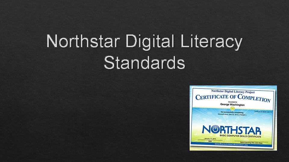 Northstar Digital Literacy Standards 