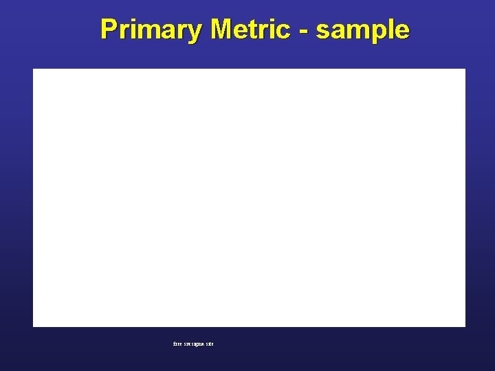 Primary Metric - sample free six sigma site 