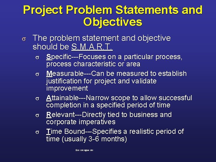 Project Problem Statements and Objectives s The problem statement and objective should be S.