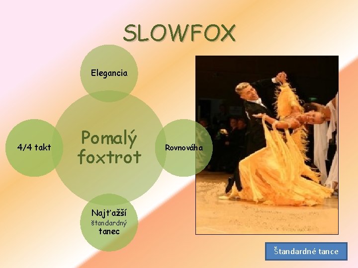 SLOWFOX Elegancia 4/4 takt Pomalý foxtrot Rovnováha Najťažší štandardný tanec Štandardné tance 
