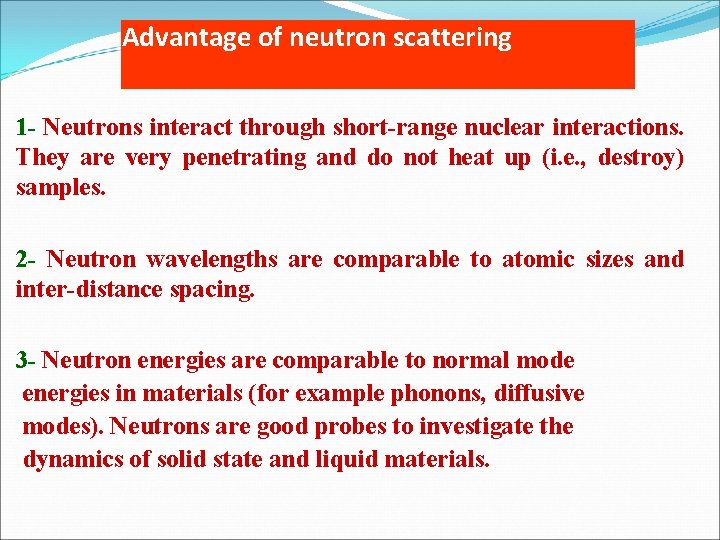 Resolution function for small angle neutron scattering Khaled