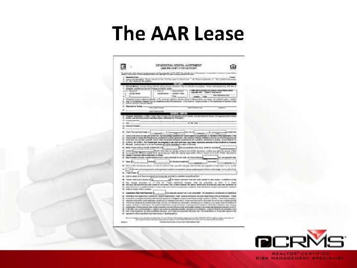 The AAR Lease 