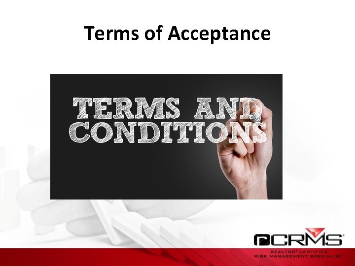 Terms of Acceptance 