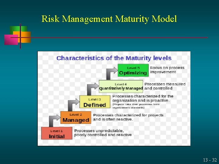 Risk Management Maturity Model 13 - 32 