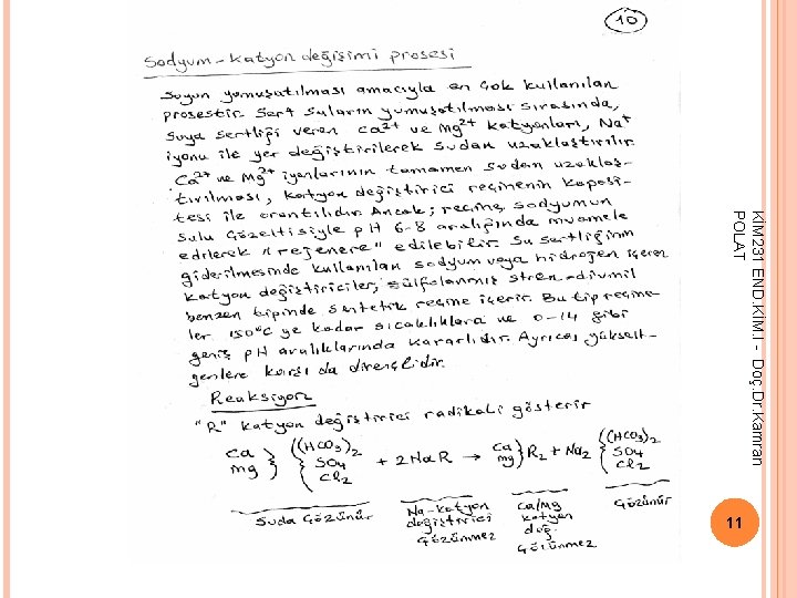 KİM 231 END. KİM. I - Doç. Dr. Kamran POLAT 11 KİM 231 END. KİM. I - Doç. Dr. Kamran POLAT 11