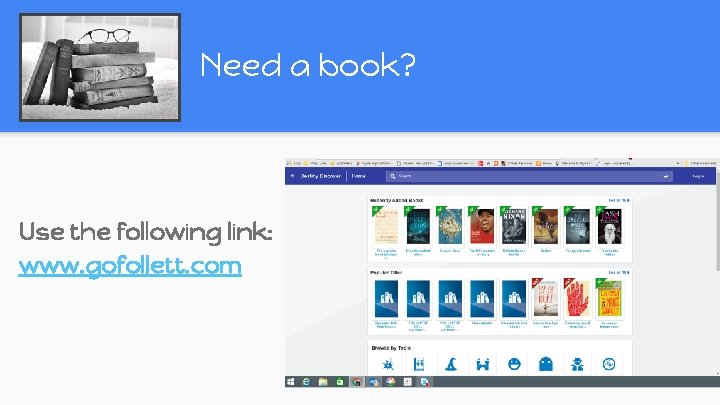 Need a book? Use the following link: www. gofollett. com Need a book? Use the following link: www. gofollett. com