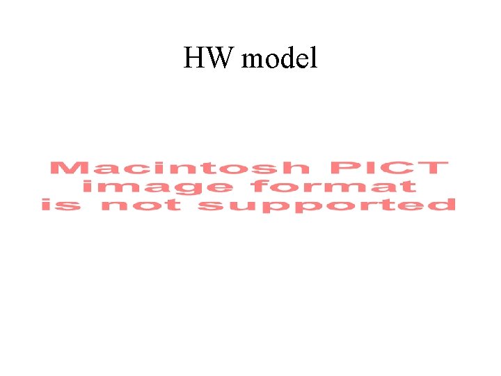 HW model 