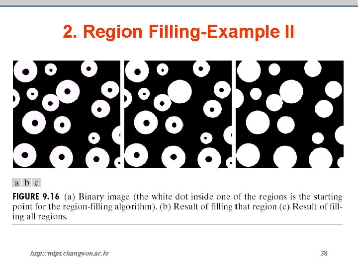 2. Region Filling-Example II http: //mips. changwon. ac. kr 38 