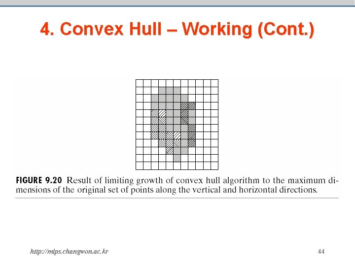 4. Convex Hull – Working (Cont. ) http: //mips. changwon. ac. kr 44 