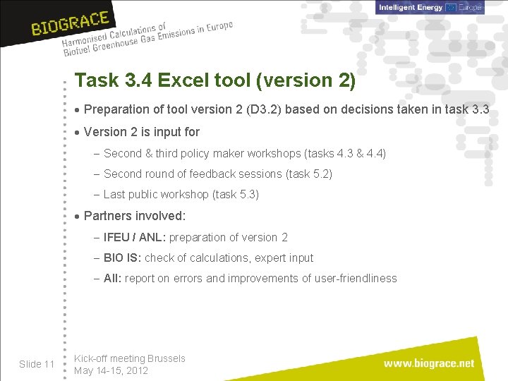 Task 3. 4 Excel tool (version 2) · Preparation of tool version 2 (D