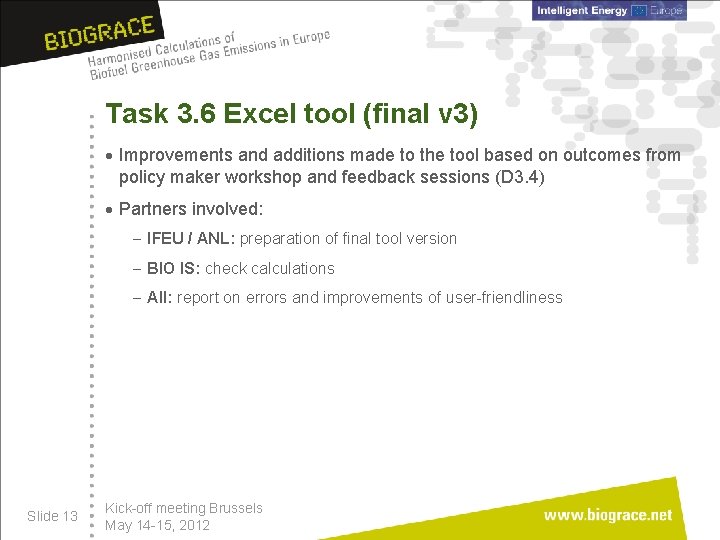 Task 3. 6 Excel tool (final v 3) · Improvements and additions made to