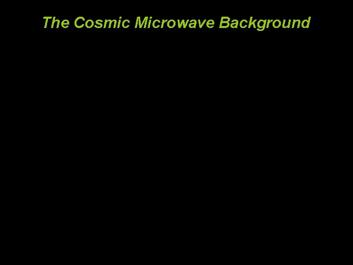 The Cosmic Microwave Background 