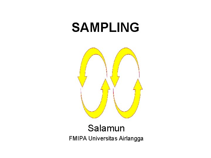 SAMPLING Salamun FMIPA Universitas Airlangga 