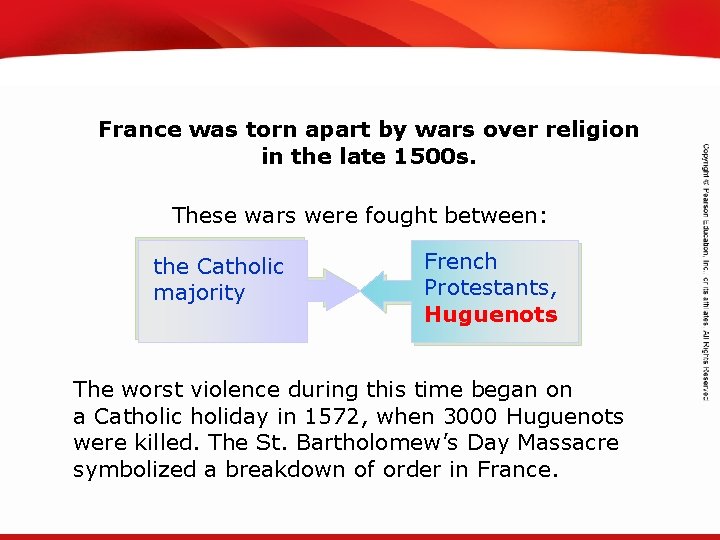 TEKS 8 C: Calculate percent composition and empirical and molecular formulas. France was torn