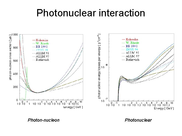 Photonuclear interaction Photon-nucleon Photonuclear Photonuclear interaction Photon-nucleon Photonuclear