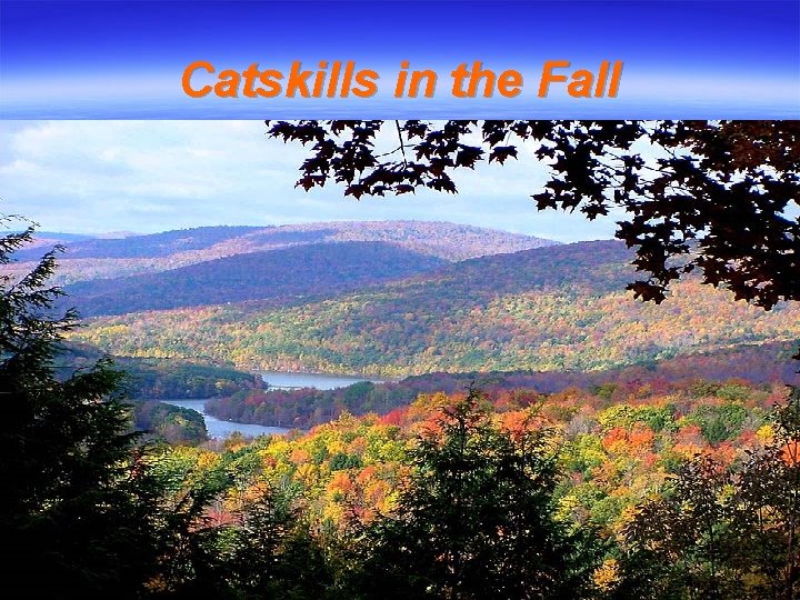 Catskills in the Fall 