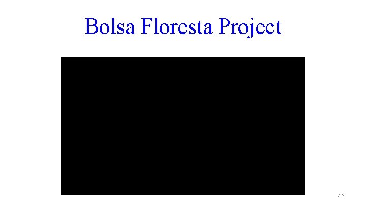 Bolsa Floresta Project 42 