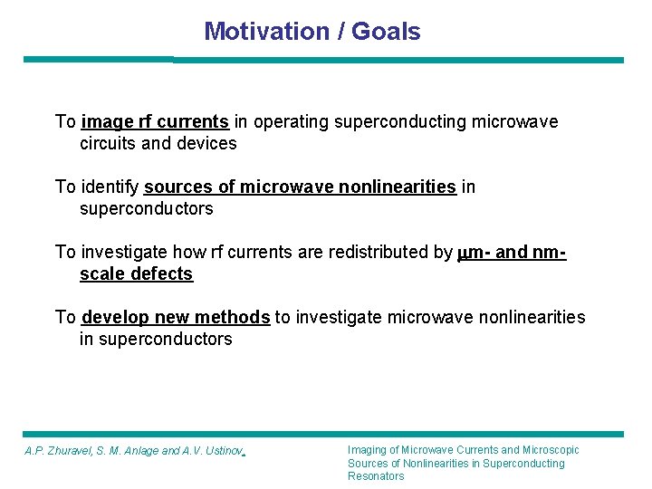 Imaging of Microwave Currents and Microscopic Sources of