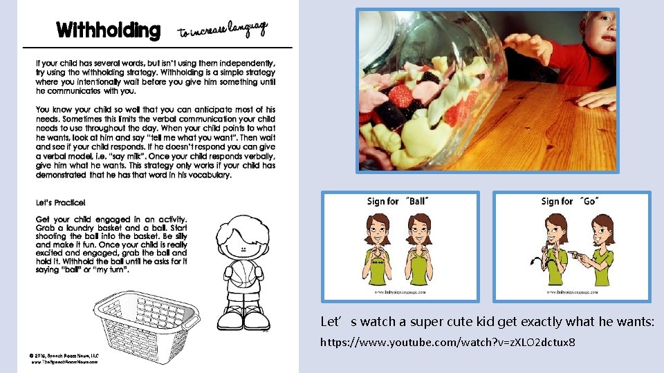 Let’s watch a super cute kid get exactly what he wants: https: //www. youtube.