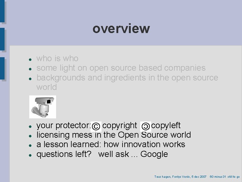 overview who is who some light on open source based companies backgrounds and ingredients