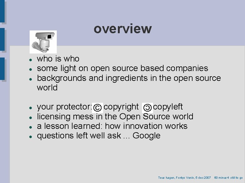 overview who is who some light on open source based companies backgrounds and ingredients