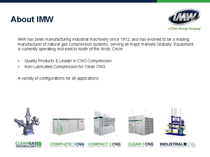 About IMW has been manufacturing industrial machinery since 1912, and has evolved to be