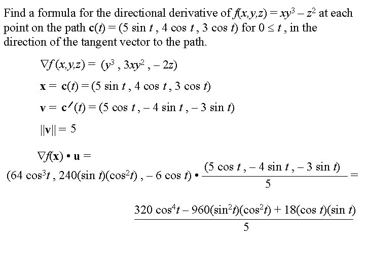 Recall That For A Real Valued Function From