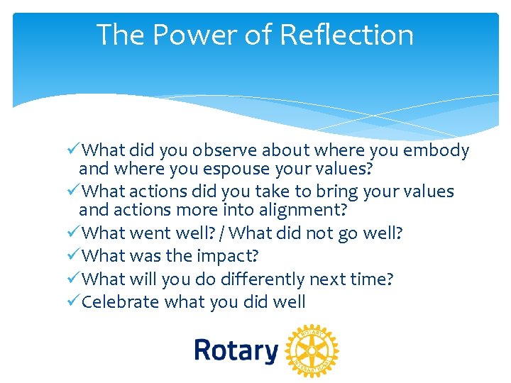 The Power of Reflection üWhat did you observe about where you embody and where The Power of Reflection üWhat did you observe about where you embody and where