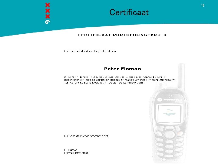 16 Certificaat 