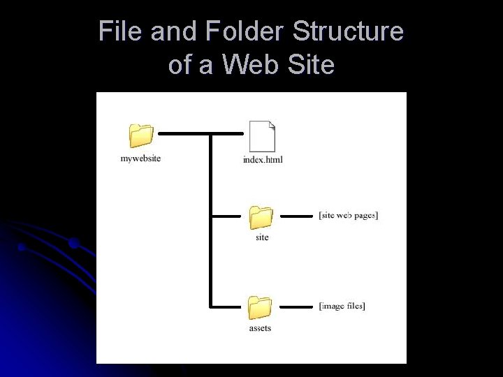 File and Folder Structure of a Web Site 