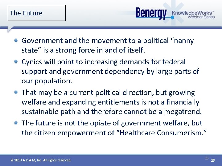 The Future Government and the movement to a political “nanny state” is a strong