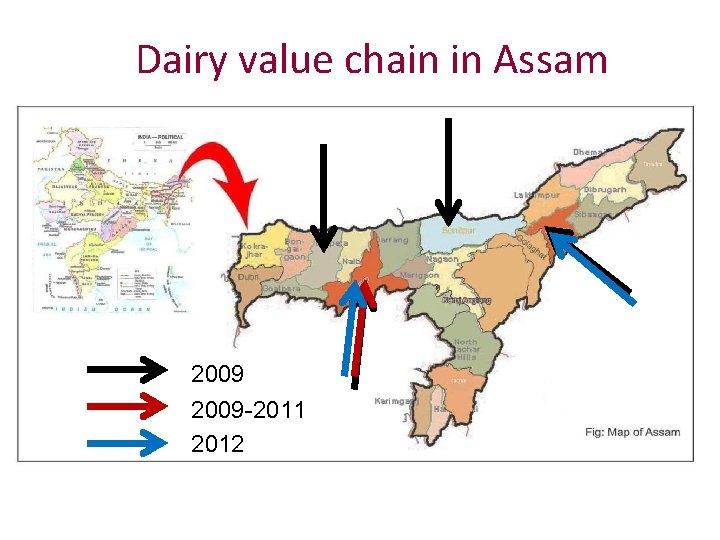 Dairy value chain in Assam Ø Concerns about milk quality in Assam Ø Training