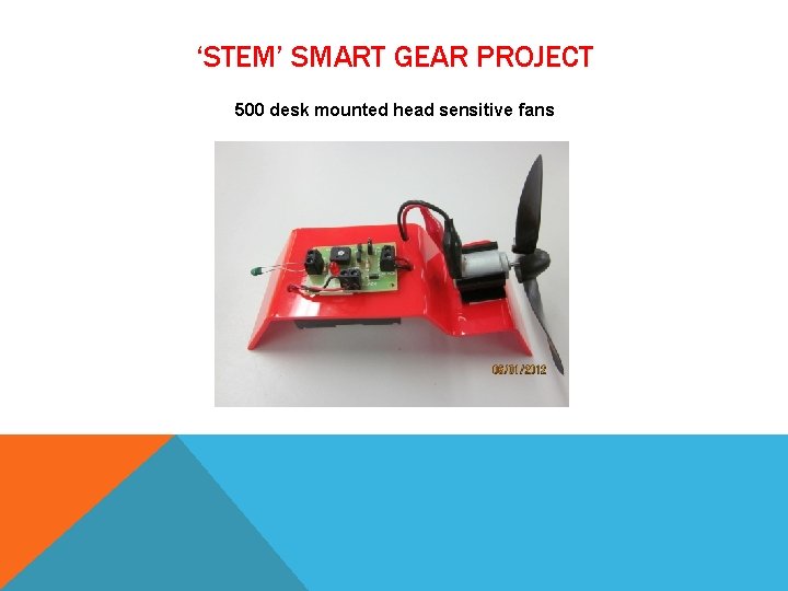 ‘STEM’ SMART GEAR PROJECT 500 desk mounted head sensitive fans 
