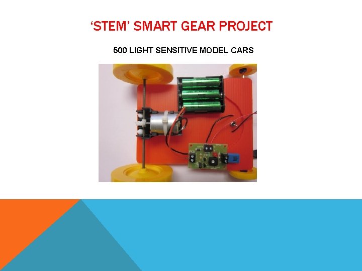‘STEM’ SMART GEAR PROJECT 500 LIGHT SENSITIVE MODEL CARS 