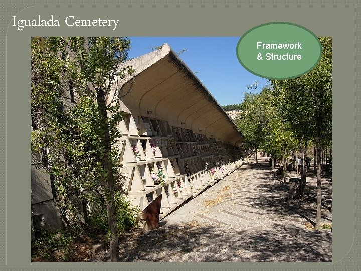 Igualada Cemetery Framework & Structure 